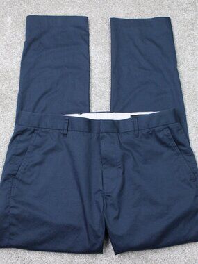 Bonobos Pants Mens 34x32 Blue Monday Weekday Warrior Athletic Fit Chino Stretch